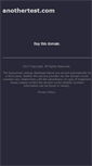 Mobile Screenshot of anothertest.com